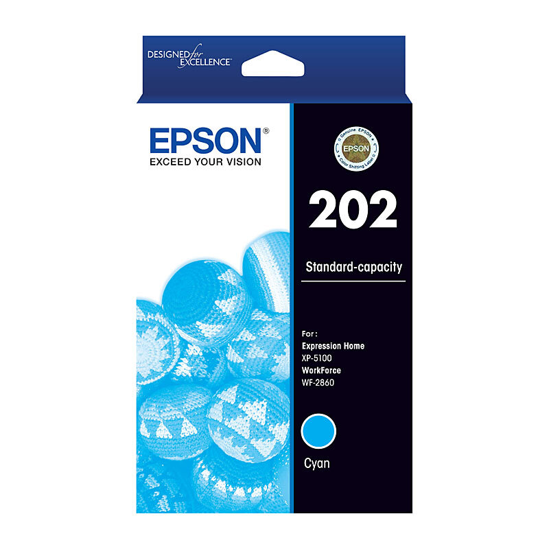 Epson 202 Cyan Ink Cart Epson