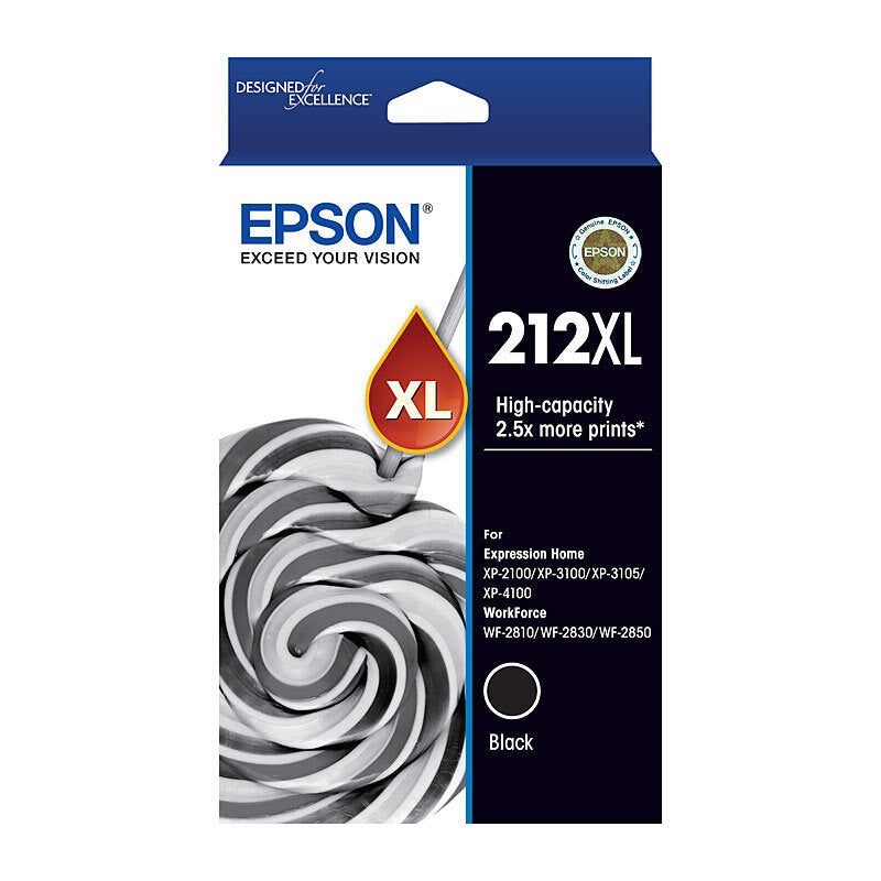 Epson 212XL Black Ink Cart Epson