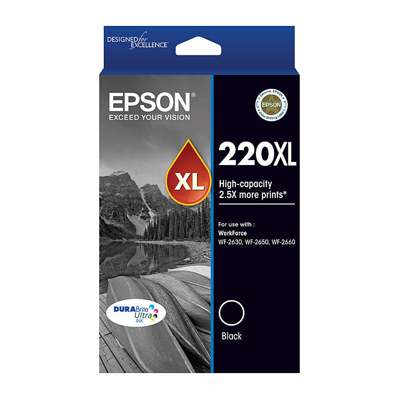 Epson 220XL Black Ink Cart Epson