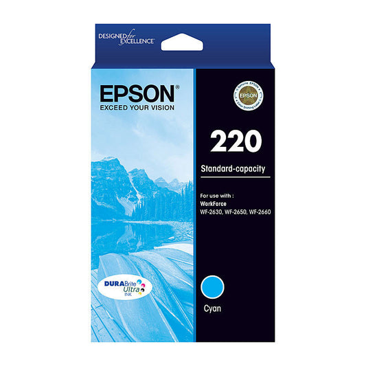 Epson 220 Cyan Ink Cart Epson
