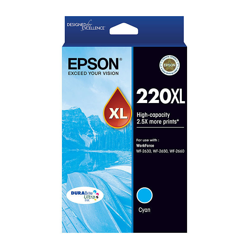 Epson 220XL Cyan Ink Cart Epson
