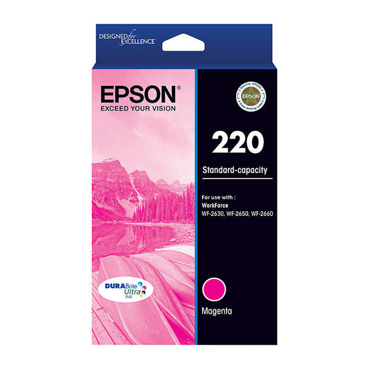 Epson 220 Magenta Ink Cart Epson