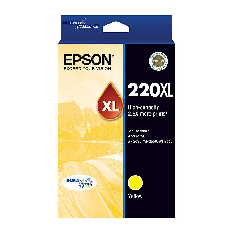 Epson 220XL Yellow Ink Cart Epson