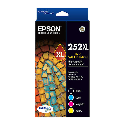 Epson 252XL 4 Ink Value Pack Epson