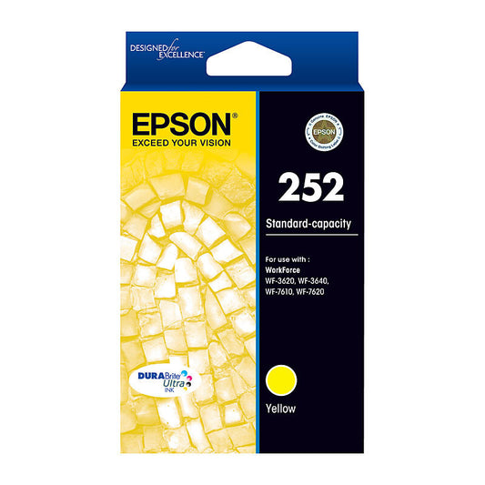 Epson 252 Yellow Ink Cart Epson