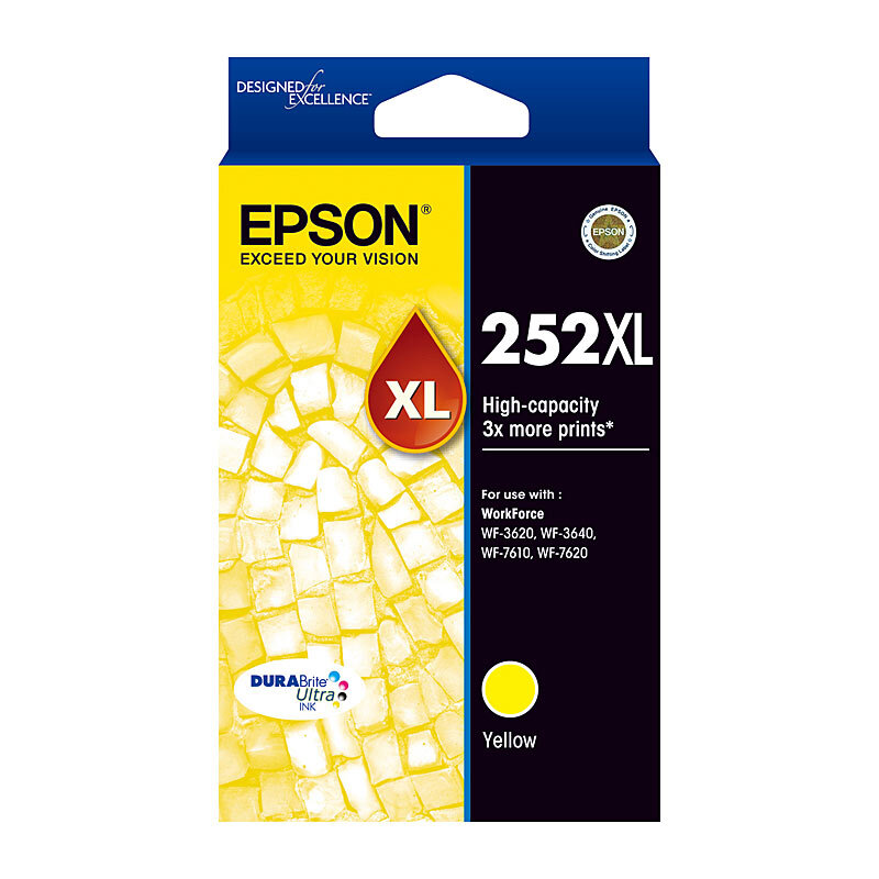 Epson 252XL Yellow Ink Cart Epson