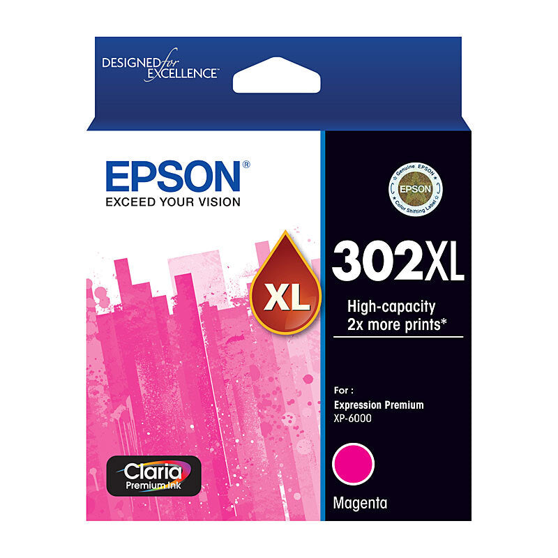 Epson 302XL Magenta Ink Cart Epson