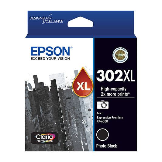 Epson 302XL Photo Blk Ink Cart Epson