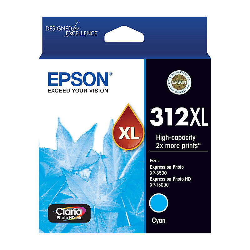 Epson 312XL Cyan Ink Cart Epson