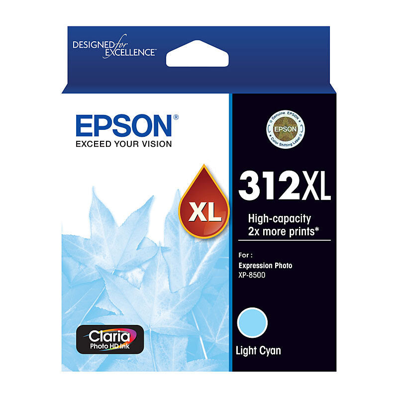 Epson 312XL Lt Cyan Ink Cart Epson