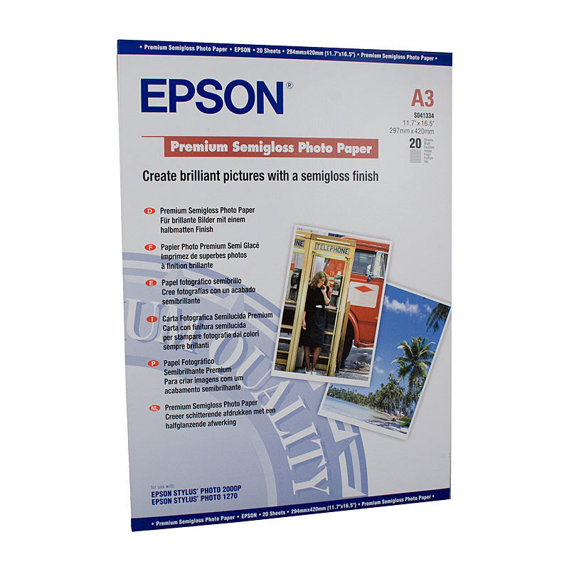 Epson S041334 S Gloss Paper A3 Epson
