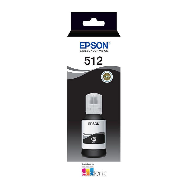 Epson T512 Blk EcoTank Bottle Epson
