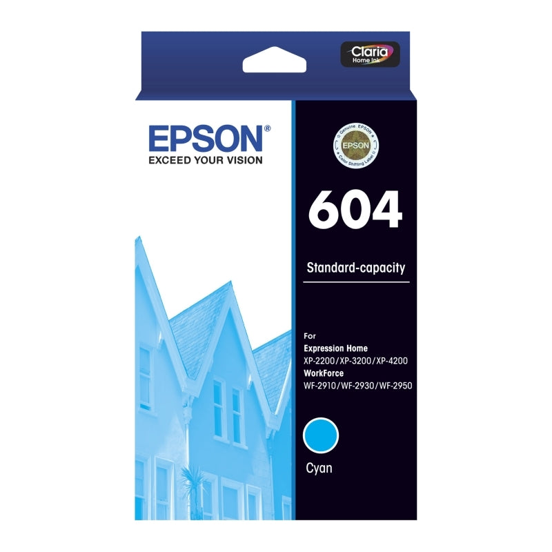 Epson 604 Cyan Ink Cart Epson