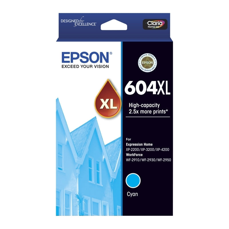 Epson 604XL Cyan Ink Cart Epson