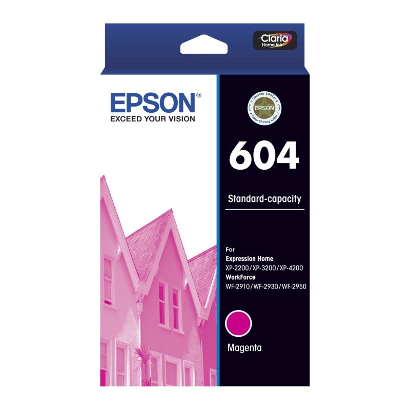 Epson 604 Magenta Ink Cart Epson
