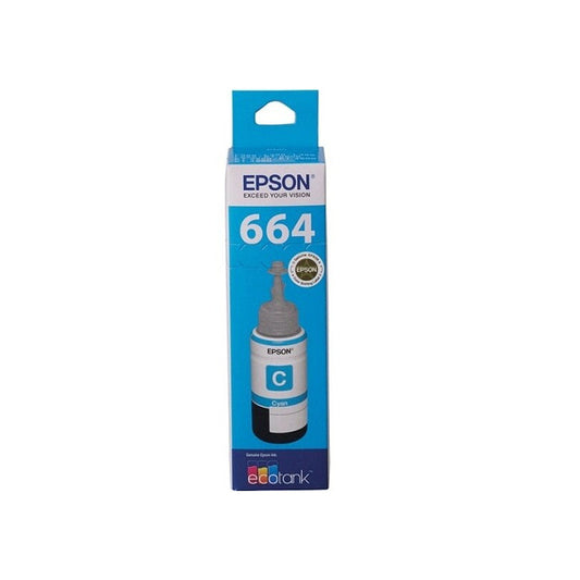 Epson T664 Cyan EcoTank Bottle Epson