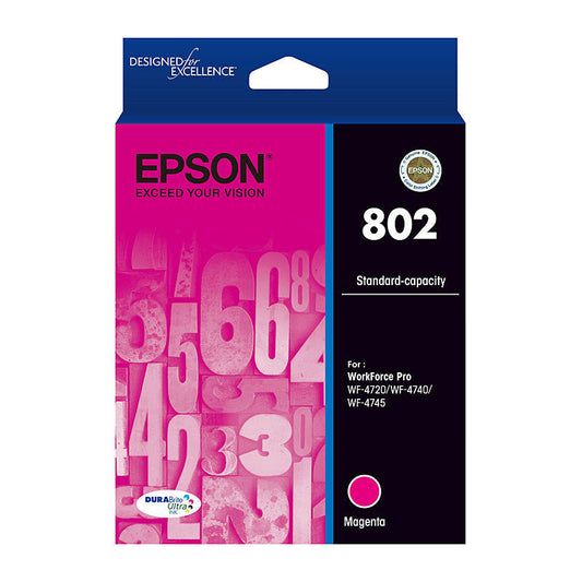 Epson 802 Magenta Ink Cart Epson