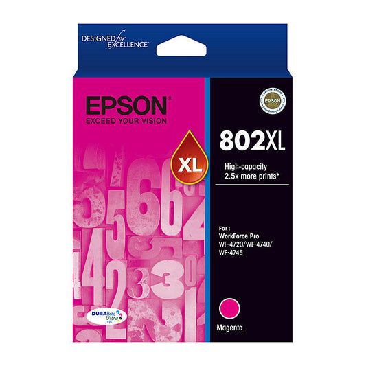 Epson 802XL Magenta Ink Cart Epson