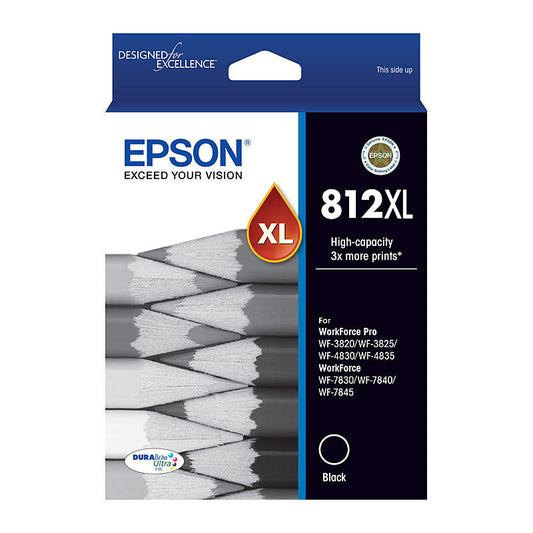 Epson 812XL Black Ink Cart Epson