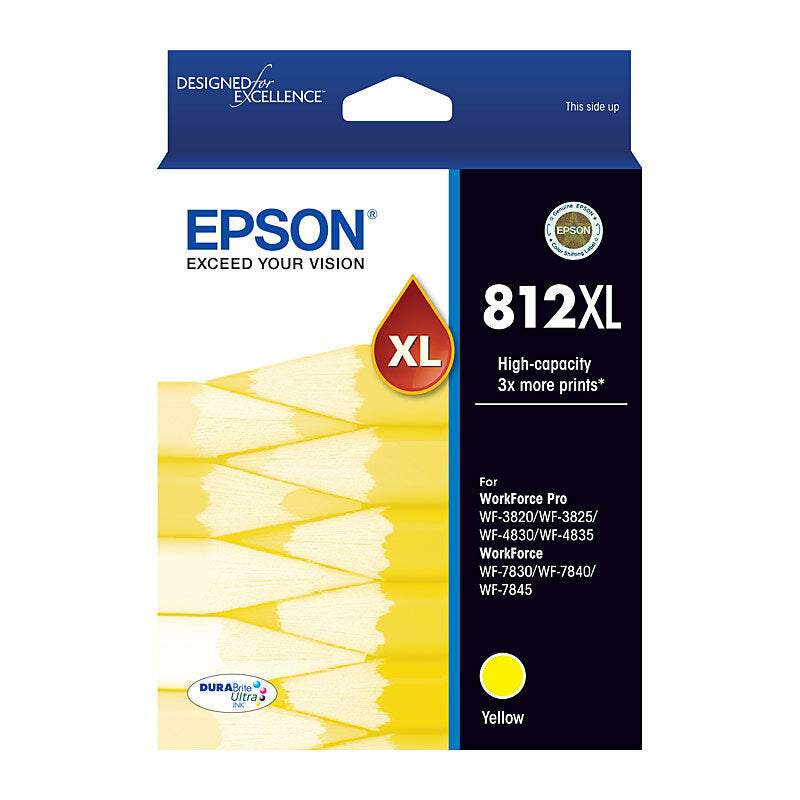 Epson 812XL Yellow Ink Cart Epson