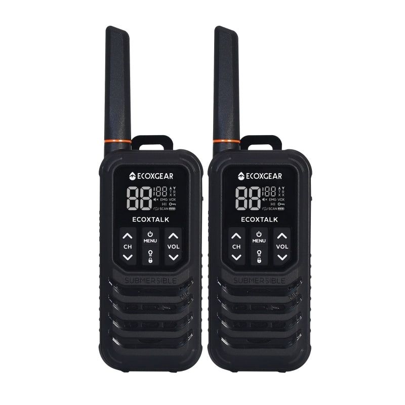 EcoX UHF 2W 2 Pk Black EcoXgear