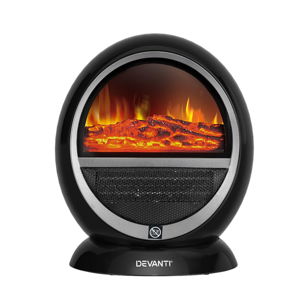 Devanti Electric Fireplace Fire Heaters 1500W Tristar Online