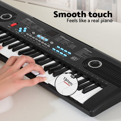 Alpha 61-Key Digital Piano Keyboard Electric Kids Gift Black Tristar Online