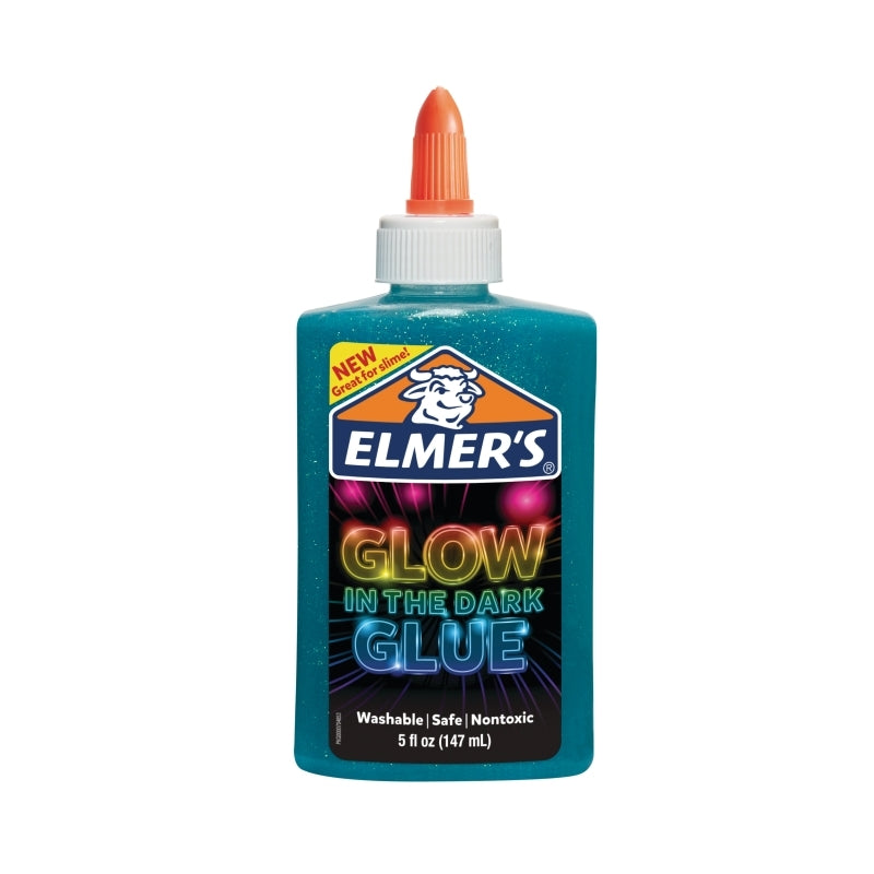 Elmers Glow Glue 147ml Blu Bx3 Elmer's