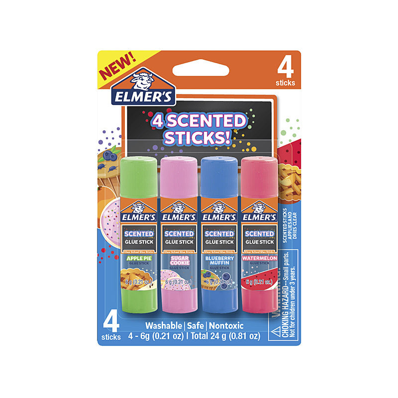 Elmers Scent GlueStick Pk4 Bx6 Elmer's