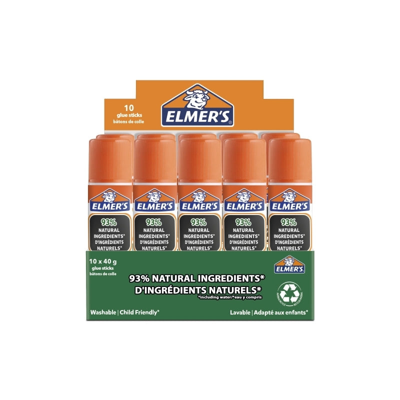 Elmers Eco Glue Stick 40g Bx10 Elmer's