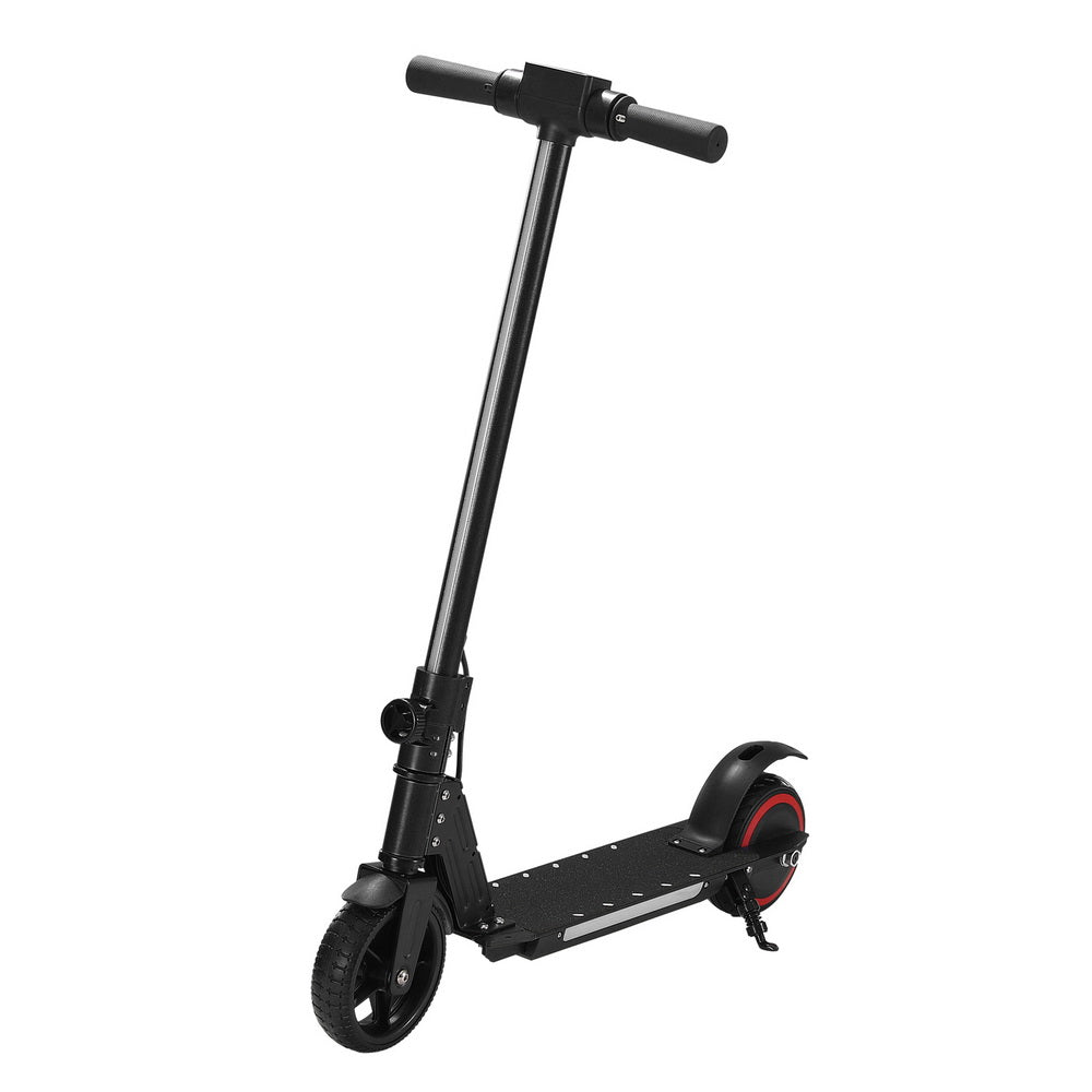 Electric Scooter 130W 16KM/H LED Light Folding Portable Riding Commuter Black Tristar Online
