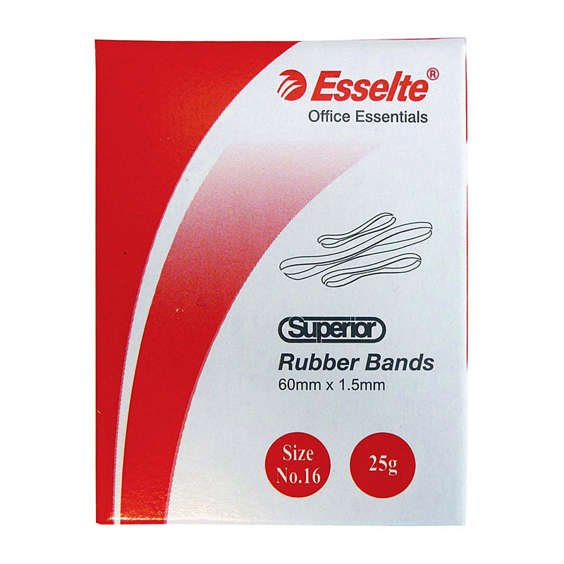Esselte Sup R/Band Sz 16 25gm Esselte