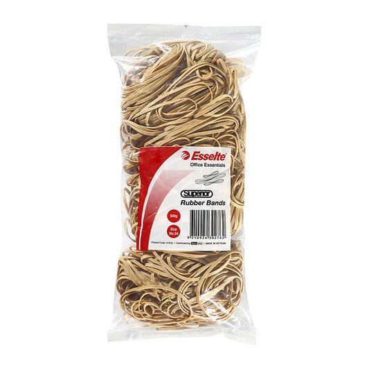 Esselte Sup Rbands Sz 34 500gm Esselte
