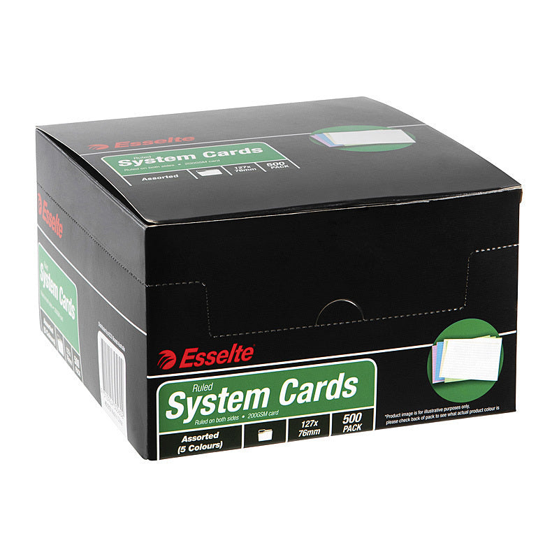 Ess Sys Crd 127X76 (5X3) Pk500 Esselte