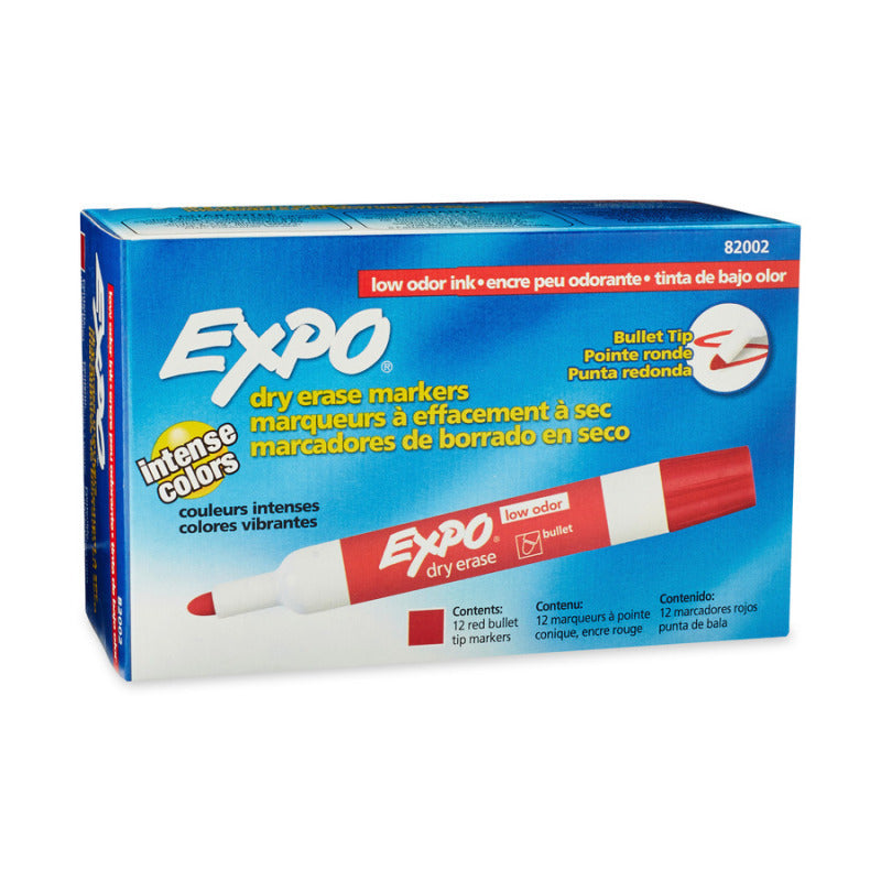 Expo W/B Marker Blt Red Bx12 Expo