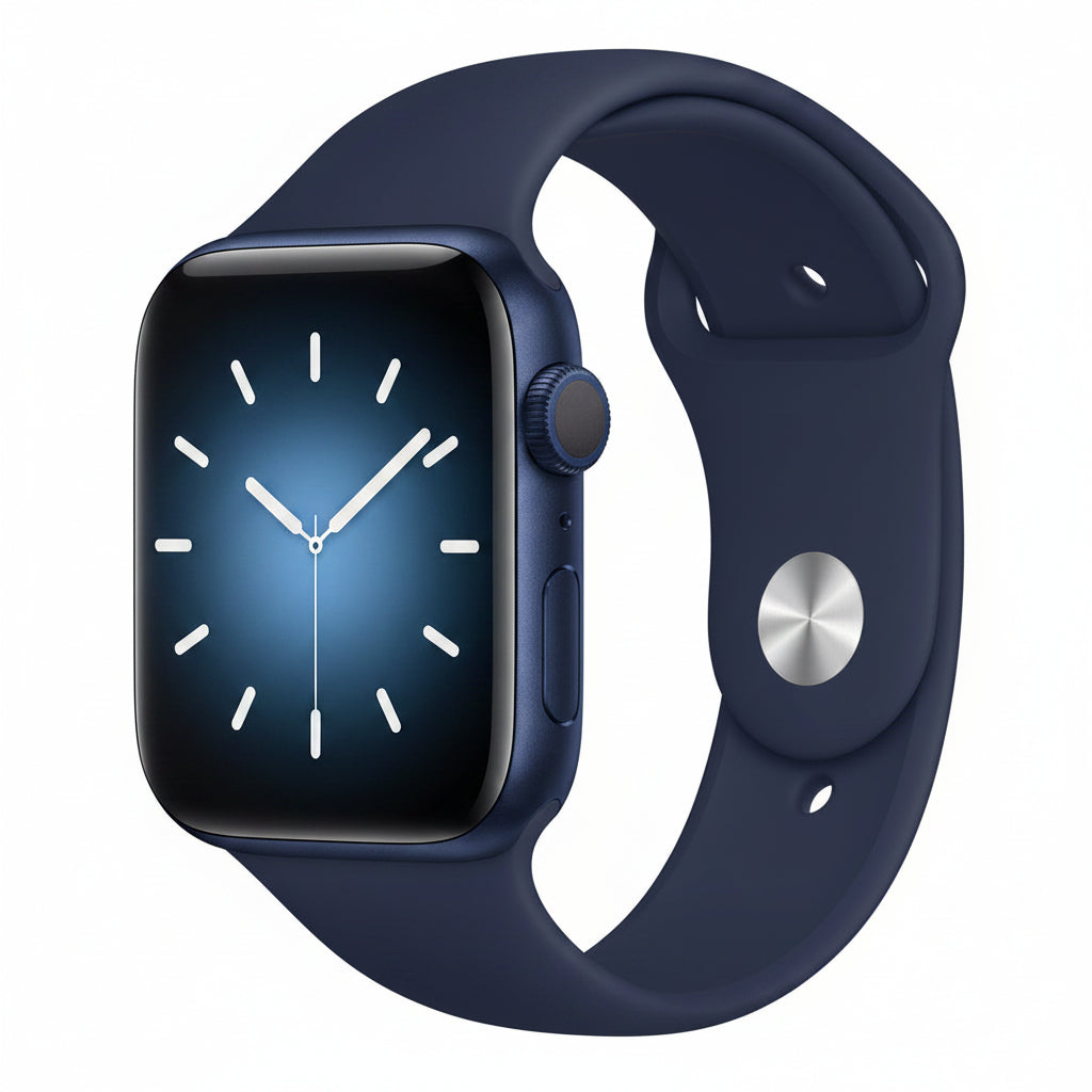 Apple Watch Series 6 44mm Blue Aluminium Case Denim Sport Band GPS Smartwatch (Copy) Apple