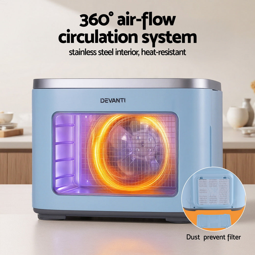 Devanti 5 Trays Food Dehydrator Mini Fruit Dryer 500W Tristar Online