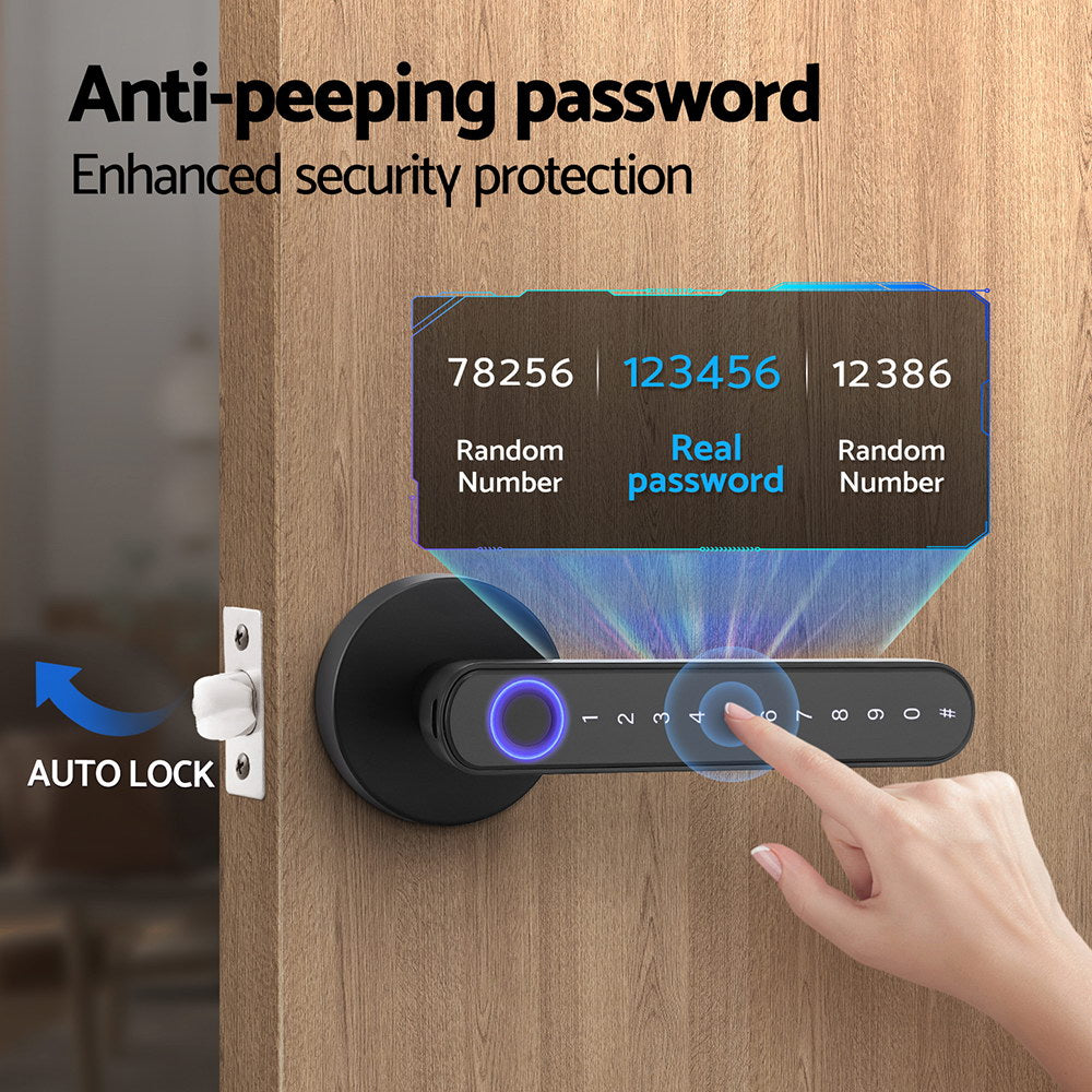 UL-tech Fingerprint Door Lock Smart Electronic Handle Tristar Online