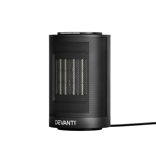 Devanti Electric Fan Heater Portable Ceramic Standing Room Office Heaters 1200W Tristar Online