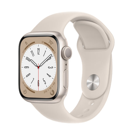 Apple Watch Series 8 GPS 41mm & 45mm – Aluminium Case - Midnight, Starlight, Silve, PRODUCT(RED) (Copy) Apple