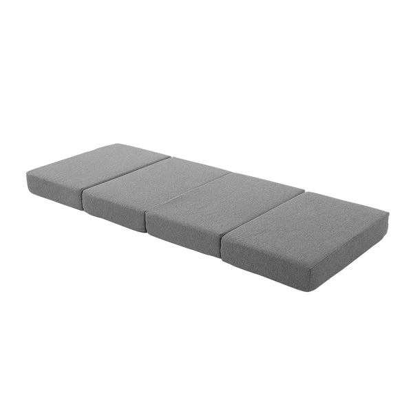 Giselle Bedding Foldable Mattress Folding Foam Single Grey