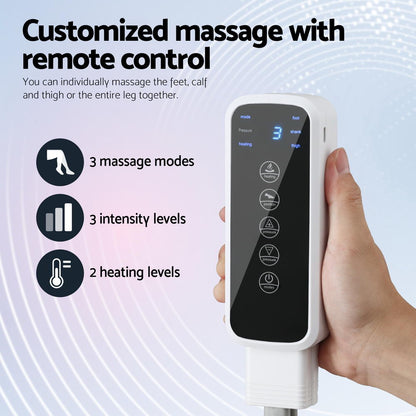 Livemor Foot Massager Leg Knee Massager with Air Compression 3 Massage Modes Heating Tristar Online