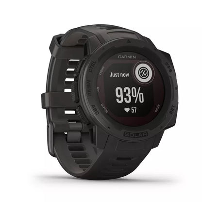 Garmin Instinct Solar GPS Multi Sport Watch - Black (Refurbished Grade-A ) Garmin