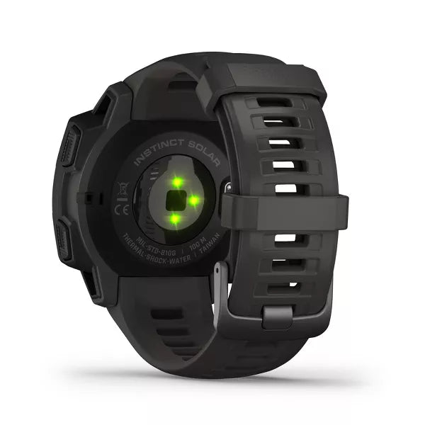 Garmin Instinct Solar GPS Multi Sport Watch - Black (Refurbished Grade-A ) Garmin