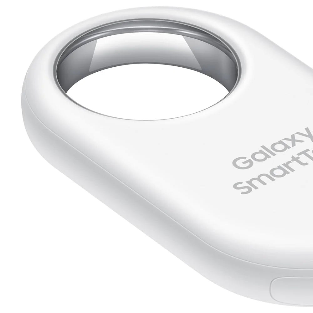Galaxy SmartTag2 White showing compact ring-ready design