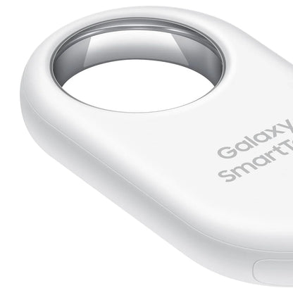 Galaxy SmartTag2 White showing compact ring-ready design