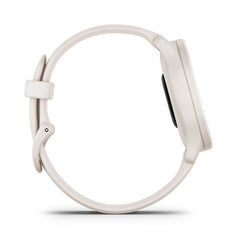 Garmin Vivomove Sport Hybrid Smart Watch - Ivory Case and Silicone Band (AU Version) Garmin