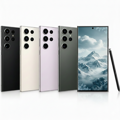 Samsung Galaxy S23 Ultra - 12GB RAM, 256GB-1TB - Phantom Black, Cream, Green, Lavender - Acceptable - Refurbished Samsung