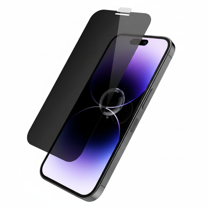 Tristar Privacy Tempered Glass Compatible with iPhone 11–17 Anti Spy Protection