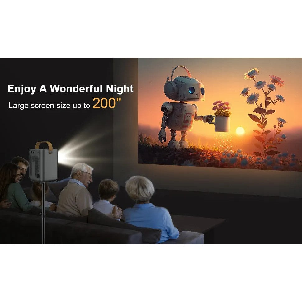 Transpeed S1 Smart Portable Projector for 4K Cine Camping Magcubic